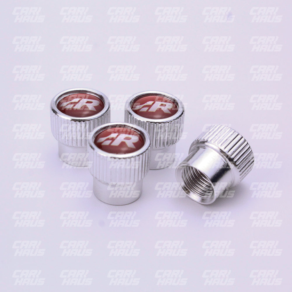 Valve Stem Caps - Red R