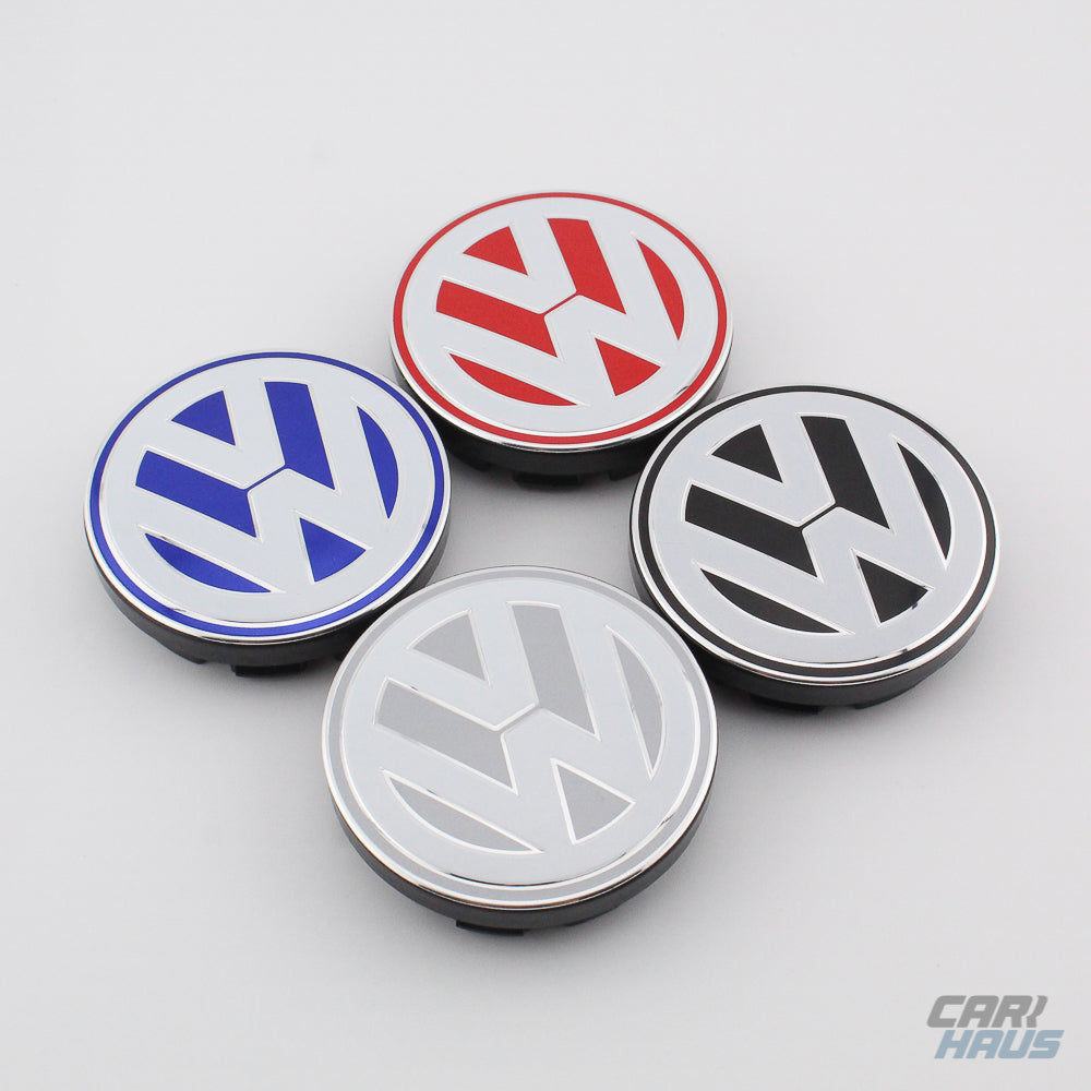 Wheel Center Cap - White and Black - 56mm