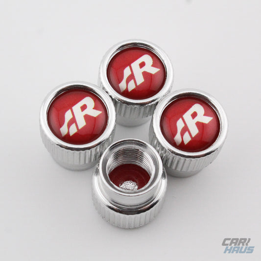 Valve Stem Caps - Red R