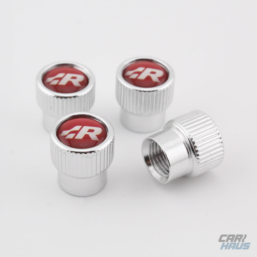 Valve Stem Caps - Red R