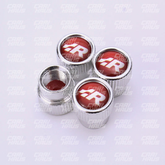 Valve Stem Caps - Red R