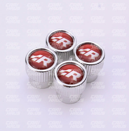 Valve Stem Caps - Red R