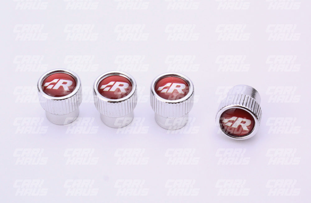 Valve Stem Caps - Red R